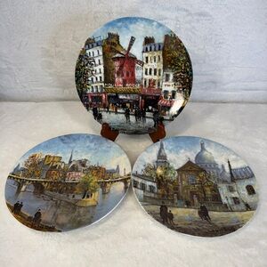 Limoges Le Moulin Rouge L'Eglise Saint-Pierr Les Douze Site Plate France L. Dali